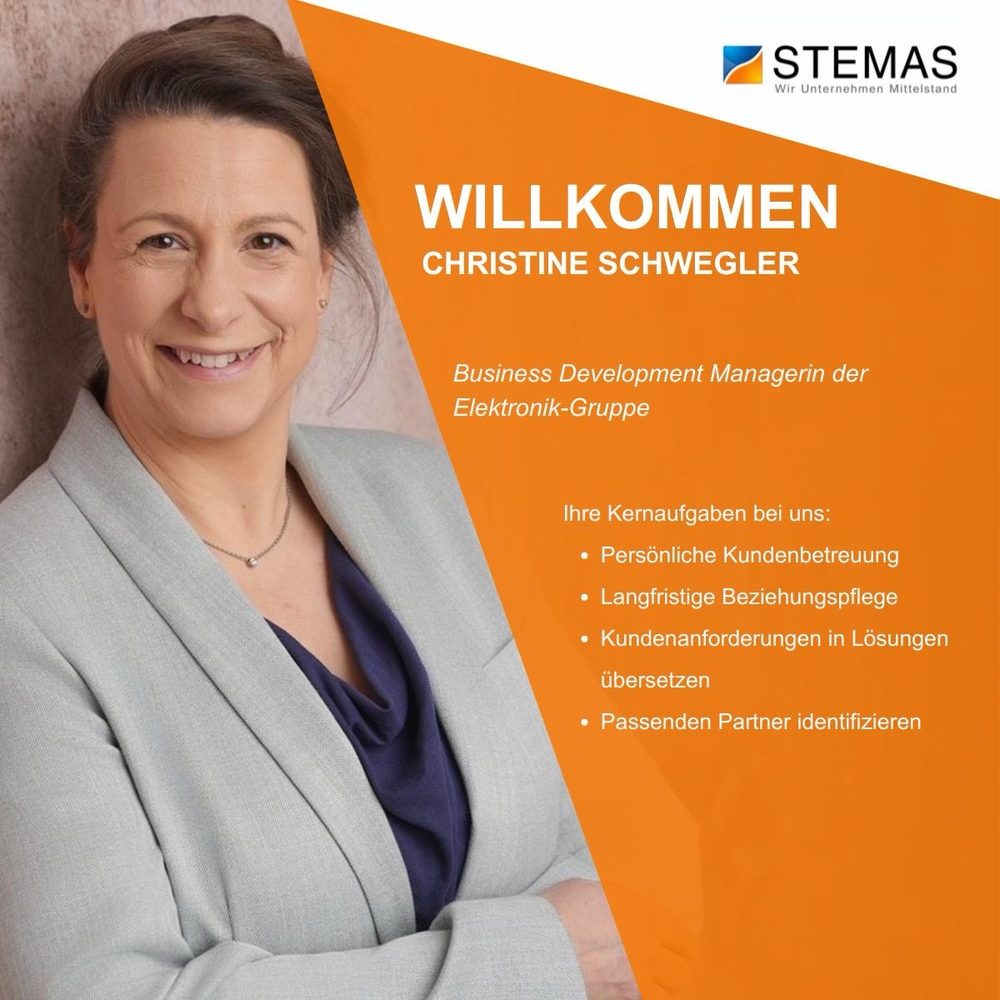 Christine Schwegler, Business Development Managerin der Elektronik-Gruppe